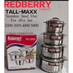 Redberry Stainless Steel Hotpots ( 4 pcs)