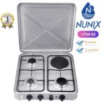 Nunix 3 Gas+1 Electric Table Top Cooker Burner Stove Portable