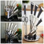 9-Piece Stainless Steel Kitchen Cutlery Knife Set