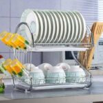 Double Layer Utensil Rack