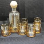 Whine Decanter with 6 glasses