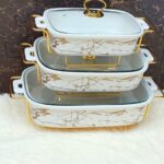 Ceramic Food Warmers & Serving Bowls Set