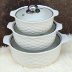 Ceramic Serving Bowls (3 pcs)