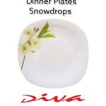 Square Dinner Plates Summertide (36 pcs)