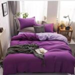 6*6 Plain Color Duvet with 2 pillow cases and 1 bedsheet