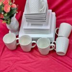 Generic 24PCs Ceramic Dinner Sets Plates, Cups,Saucers &Side Plates.