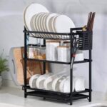 3-Tier Stainless Steel Dish Rack