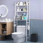 Generic Classic Metallic Bathroom/toilet Rack-white