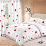6*6 Woollen Duvet Cover sets with matching curtains