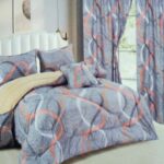 6*6 Woollen Duvet Cover sets with matching curtains