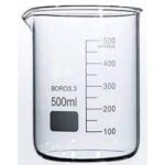 Beaker - Durasil 500ml glass