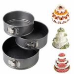 Round Shape Non Stick Cake Baking Tin - 3pcs Set