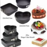 Non-Stick Cake Baking Tin - 3pcs Set