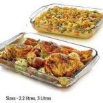 Glass Baking/Storage Tray (2pcs)