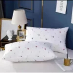 Set Of 2 Bed Pillow (Pair- Pure Fibre Filled).