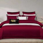 Cotton Striped Duvet Cover Set