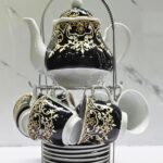 14-piece Porcelain Ceramic Tea Set