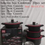 10-Piece Granite Cookware Set