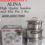 Stainless Steel Insulated Hotpots 3-Piece Set