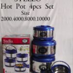 Stainless Steel Insulated Hotpot Set – 4-Piece