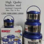 Stainless Steel Hotpot Set – 4-Piece