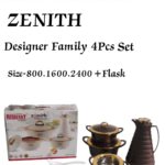 Plastic Designer Hotpot Set – 4-Piece