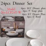 Opalware 24 Piece Dinner Set