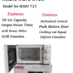 Microwave Oven – Model RMO 723 (20L)