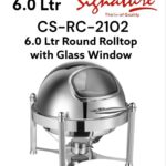 Signature 6L Round Rolltop Chafing Dish