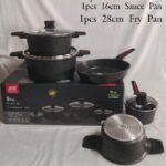 REDBERRY 9-Piece Granite Cookware Set - Induction Base